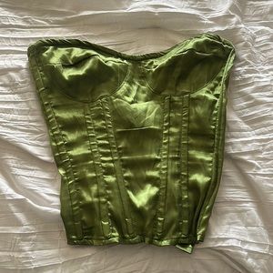 Pretty little thing zip up corset